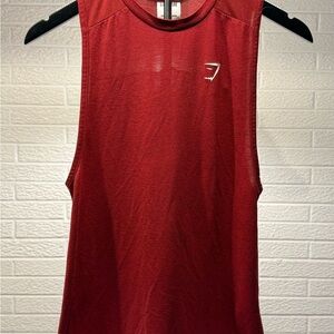 Gymshark Red Tank‎ Top for Active Comfort
